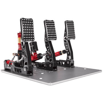 shumee SIMAGIC Crimson Edition hidravlični komplet s tremi pedali, tehtalna celica 200 kg