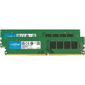 shumee Komplet CRUCIAL 32 GB (2 x 16 GB) DDR4-3200 UDIMM CL22 (8 Gbit/16 Gbit)