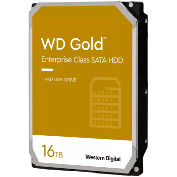 shumee WESTERN DIGITAL Gold (3,5'', 16 TB, 512 MB, 7200 vrt/min, SATA 6 Gb/s)