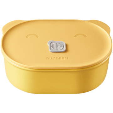 shumee BUYDEEM 500ml keramična posoda za hrano, model CT3007, bledo rumena barva