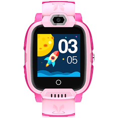 shumee Pametna ura za otroke CANYON Jondy KW-44, 4G, kamera, GPS, glasba, roza