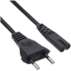 shumee AKYGA AK-RD-04A Napajalni kabel v obliki osmice CCA CEE 7/16 / IEC C7 0,5 m