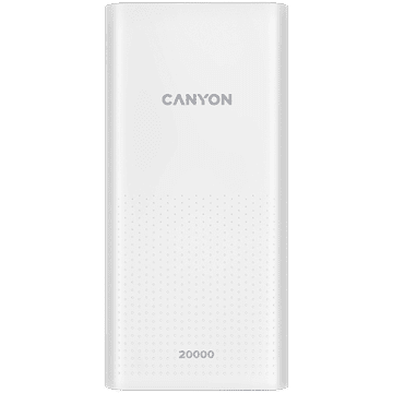 shumee CANYON PB-2001 prenosna baterija z 20.000 mAh, bela