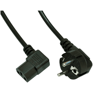 shumee AKYGA AK-PC-02A napajalni kabel kotni CCA CEE 7/7 / IEC C13 1,5 m