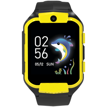 shumee Pametna ura CANYON za otroke Cindy KW-41 4G s kamero in glasbo, rumena - črna