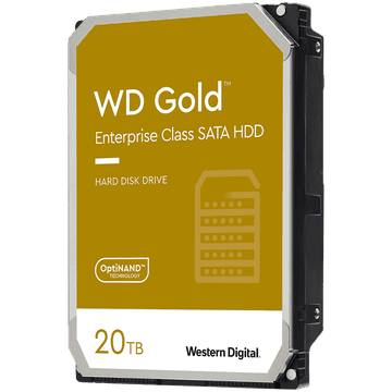 shumee WESTERN DIGITAL Gold CMR, (3,5'', 20 TB, 512 MB, 7200 vrt/min, SATA)