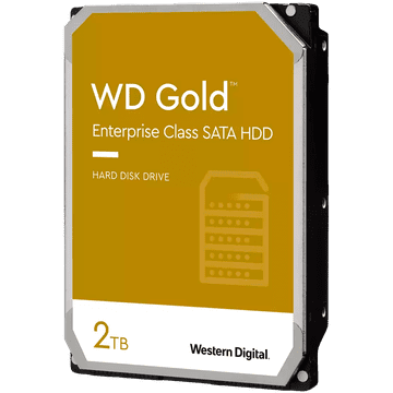 shumee WESTERN DIGITAL Gold (3,5'', 2 To, 128 Mo, 7200 ot/min, SATA 6 Gb/s)