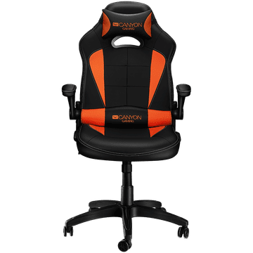 shumee Igralni stol CANYON Vigil, črne in oranžne barve