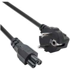 shumee AKYGA 3-pinski AK-NB-08C deteljičasti IEC C5 CEE 7/7 1m napajalni kabel za prenosnik