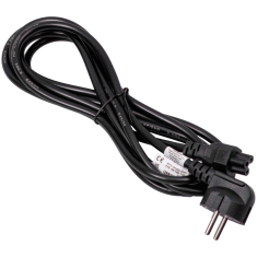shumee AKYGA AK-NB-10A Cloverleaf IEC C5 CEE 7/7 napajalni kabel za prenosnik 3 m