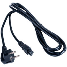 shumee AKYGA AK-NB-10A Cloverleaf IEC C5 CEE 7/7 napajalni kabel za prenosnik 3 m