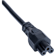 shumee AKYGA AK-NB-10A Cloverleaf IEC C5 CEE 7/7 napajalni kabel za prenosnik 3 m