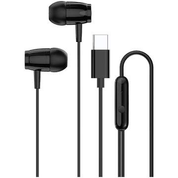 shumee Slušalke CANYON SEP-5 v ušesih s kablom USB-C, črne