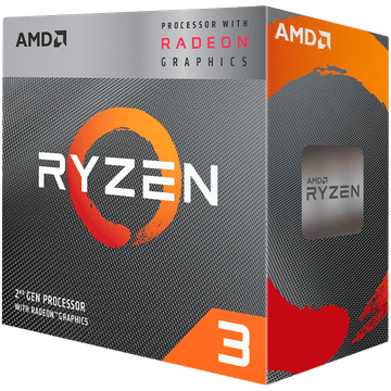 shumee AMD Ryzen 3 3200G (40 GHz, 6 MB, 65 W, AM4) ŠKATLA, grafična kartica RX Vega 8