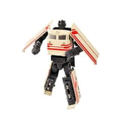 Rappa Kovinski robot razstavljena lokomotiva bež barve