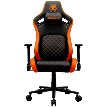 shumee Igralni stol COUGAR Defensor F, črne in oranžne barve
