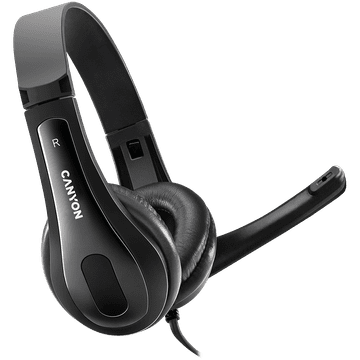 shumee Slušalke CANYON СHSC-1 PC-Mikrofon 2 m črne barve