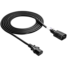 shumee AKYGA podaljševalni kabel za PC tiskalnik AK-PC-07A 3-pinski IEC C13 C14 3 m