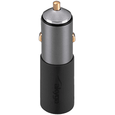 shumee AKYGA AK-CH-26 100W USB-A + USB-C PD avtomobilski polnilnik hitro polnjenje 3,5–20 V / 1,5–5 A siv