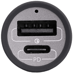 shumee AKYGA AK-CH-26 100W USB-A + USB-C PD avtomobilski polnilnik hitro polnjenje 3,5–20 V / 1,5–5 A siv
