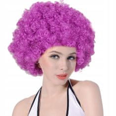 shumee Barvite in zabavne afro lasulje, idealne za noč čarovnic in karnevalske zabave, komplet 4 kosov