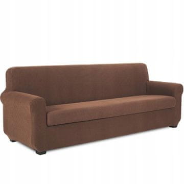 shumee TIANSHU Elegantna rjava dvodelna elastična prevleka za kavč