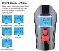 shumee 4-v-1 kolesarska luč s števcem in hupo