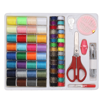 shumee Komplet šivalnih niti s pripomočki 99 kosov.