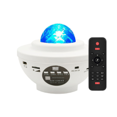 Bass Polska Projektor zvezd z Bluetooth zvočnikom, LED zvezdni zaslon, bel