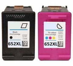 Toner123 Komplet HP 652 / 652 XL DeskJet Ink Advantage 1115, 2135, 3635, 3775, 3785, 3787, 3788, 3789, 3790, 3835, 4535, 4675, 5075, 5275 kompatibilni kartuši (2) - črna XL, barvna XL