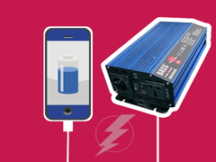 shumee Pretvornik napetosti 12V->230V 1000/2000W polni sinus