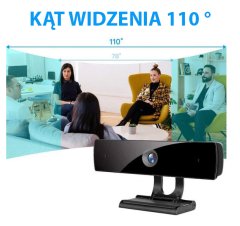 shumee Spletna kamera za e-učenje FULL HD 1080P z mikrofonom