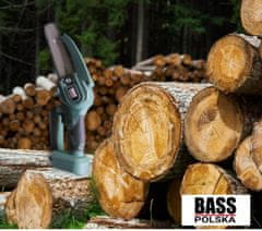 shumee 4" mini motorna žaga, 24 V, z dvema baterijama in polnilnikom