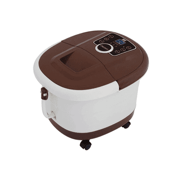 shumee Vodni masažer za noge z LCD zaslonom (rjave barve)