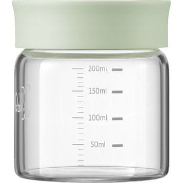 shumee BUYDEEM 200 ml steklena posoda s toplo zelenim pokrovom, model CS1007/A1