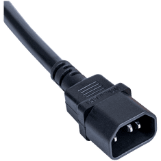 shumee AKYGA AK-PC-13A napajalni kabel C14 / CEE 7/4 adapter Schuko kabel 1m