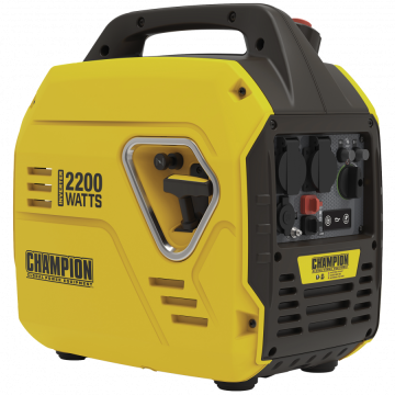 shumee Bencinski generator CHAMPION, 2200 W, 58 dB, črno-rumen