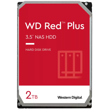 shumee WESTERN DIGITAL Red Plus 2 na CMR, 3,5'', 64 Mo, 5 400 obr/min, SATA, TBW: 180