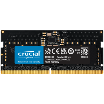 shumee Pomnilnik DDR5-4800 SODIMM CL40 Crucial 8 Go (16 Gbit/s)