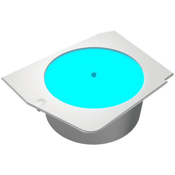 shumee Vrtljiva gradbena ploščad COUGAR FV270, bela