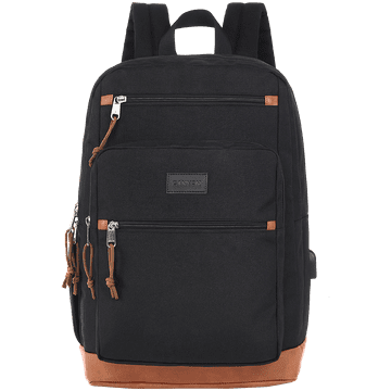 shumee CANYON BPS-5 nahrbtnik za prenosnik 22L USB črne barve