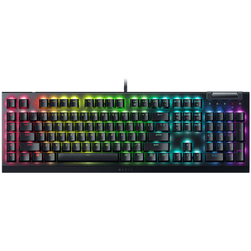 shumee Žična igralna tipkovnica RAZER BlackWidow V4 X, rumena stikala, ameriška razporeditev