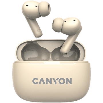 shumee Slušalke CANYON OnGo 10 ANC in ENC v ušesih bež barve
