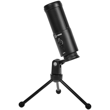 shumee LORGAR Voicer 521 igralni mikrofon, USB, črne barve