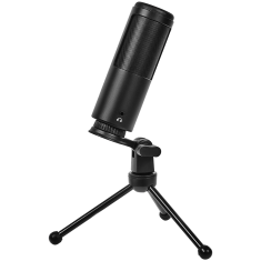 shumee LORGAR Voicer 521 igralni mikrofon, USB, črne barve