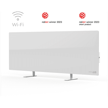 shumee AENO GH2S Premium Eco 700W pametni električni grelec z aplikacijo, bel