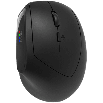 shumee CANYON MW-25 ergonomska brezžična miška LED AA dvojni načini delovanja črna