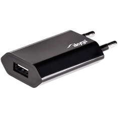 shumee AKYGA 5W USB-A stenski polnilnik 5V/1A črne barve