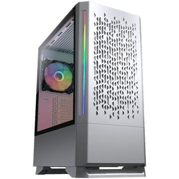 shumee Ohišje COUGAR MX430 Midi Tower s 3 ARGB ventilatorji, belo