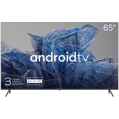 shumee KIVI 65' LED TV, UHD, Android TV, 3840x2160, 60 Hz, 2x12 W, BT 5, HDMI, črne barve